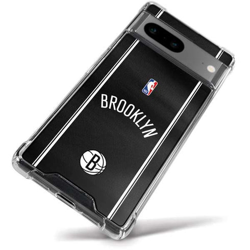 NBA Brooklyn Nets Jersey Google Pixel 8 Clear Case